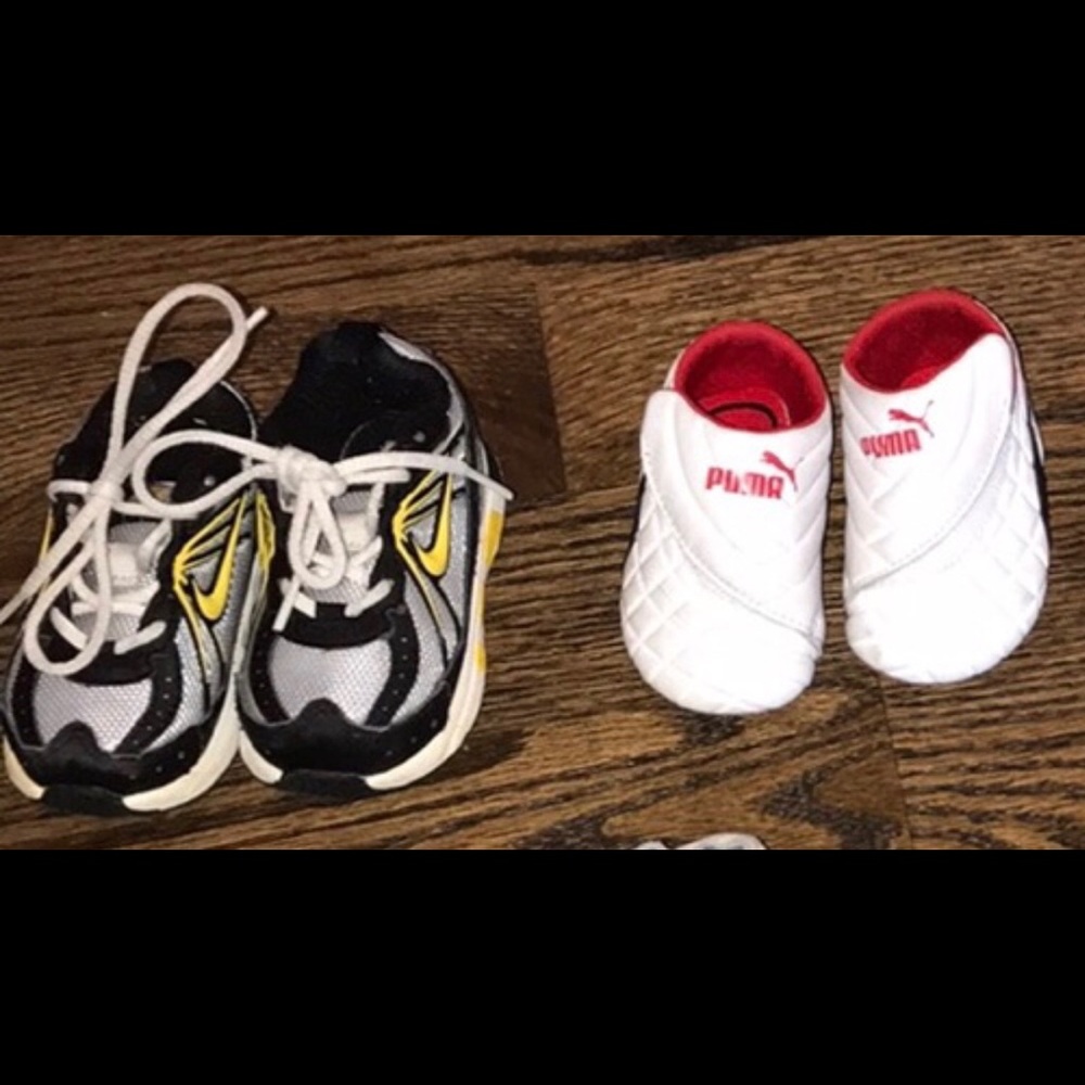 Nike size 4c & puma Size 3